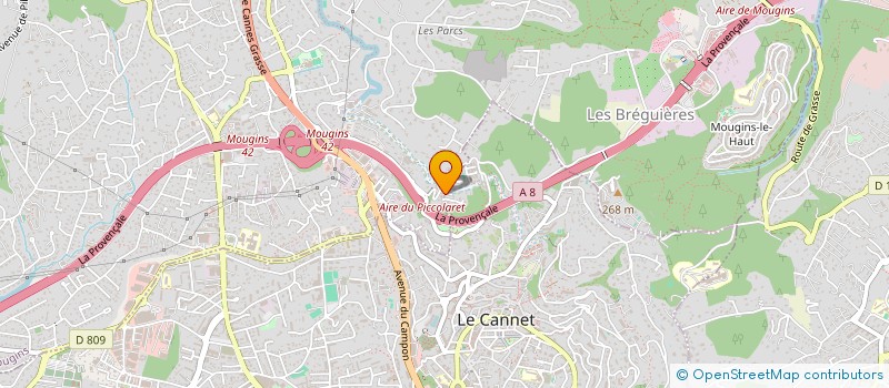 localisation de l'entreprise TJ 22 à MOUGINS
