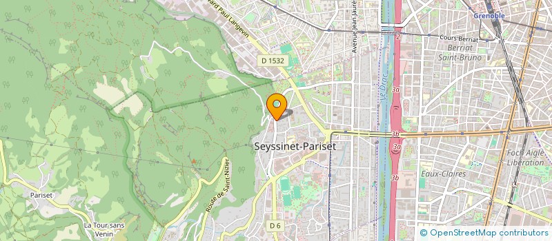 localisation de l'entreprise TJ 2I à SEYSSINET-PARISET