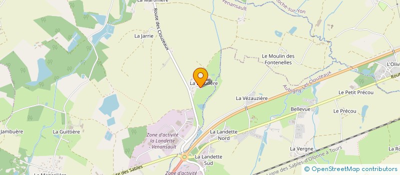 localisation de l'entreprise TJ  LA CHAIZE-LE-VICOMTE