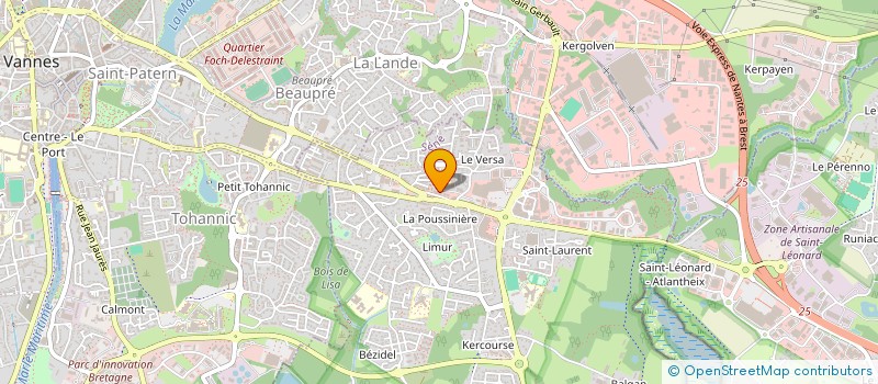 localisation de l'entreprise TJ+  SENE