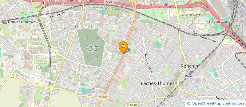localisation de l'entreprise TJ CONSEIL à LILLE