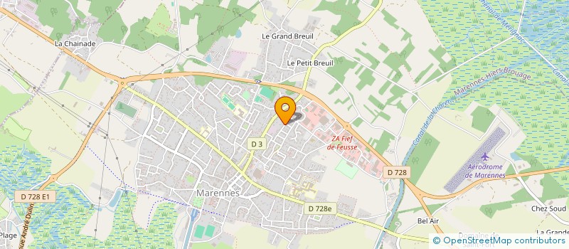 localisation de l'entreprise TJ DML  MARENNES-HIERS-BROUAGE