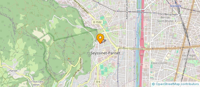 localisation de l'entreprise TJ IMMO  SEYSSINET-PARISET