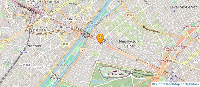 localisation de l'entreprise TJ INFO à NEUILLY-SUR-SEINE