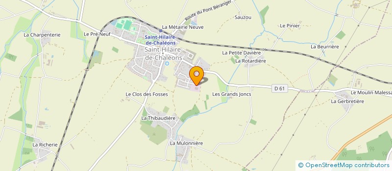 localisation de l'entreprise TJ INVESTISSEMENT  SAINT-HILAIRE-DE-CHALEONS