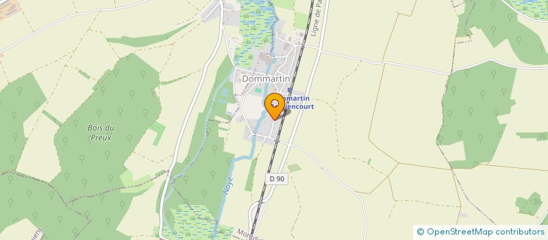 localisation de l'entreprise TJ JUMEL  DOMMARTIN