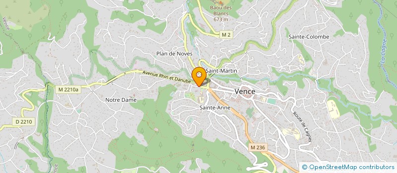 localisation de l'entreprise TJ SERVICES  VENCE