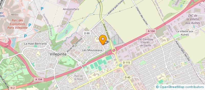 localisation de l'entreprise TJ SOLUTIONS à VILLEPINTE