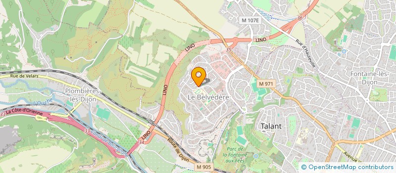 localisation de l'entreprise TJ2H  TALANT