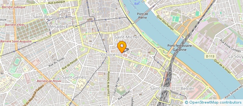 localisation de l'entreprise TJ4 EURL à BORDEAUX