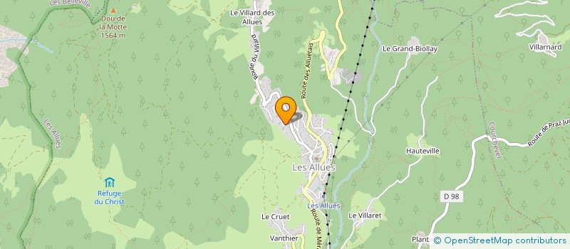 localisation de l'entreprise TJA à LES ALLUES