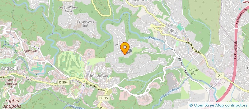 localisation de l'entreprise TJA SEVERAC  BIOT