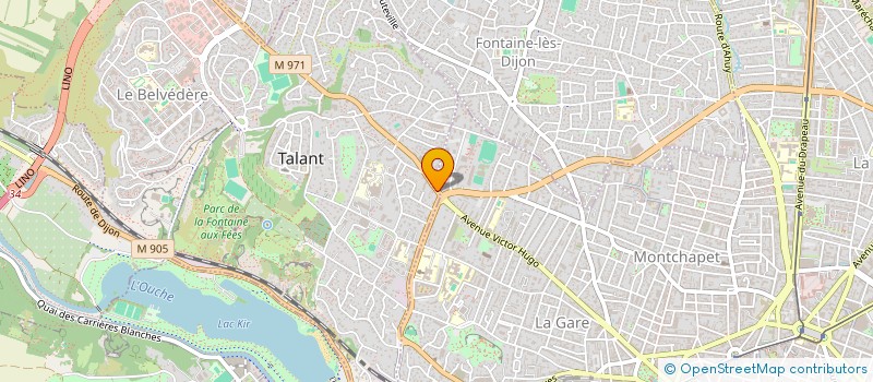 localisation de l'entreprise TJAJ  TALANT