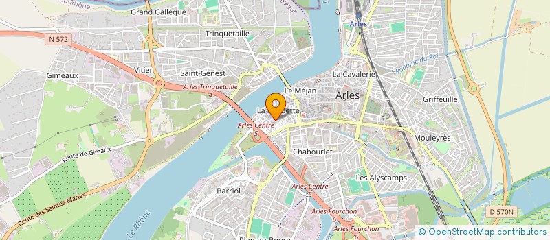 localisation de l'entreprise TJAMPA à ARLES