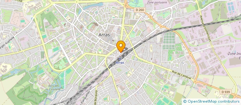 localisation de l'entreprise TJB à ARRAS
