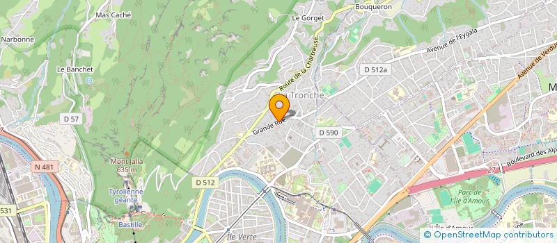 localisation de l'entreprise TJB DISTRIBUTION  MONTBONNOT-SAINT-MARTIN