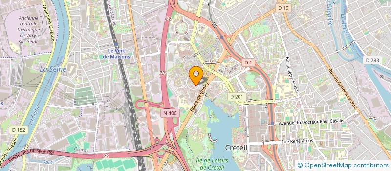 localisation de l'entreprise TJB &W INTERNATIONAL  CRETEIL