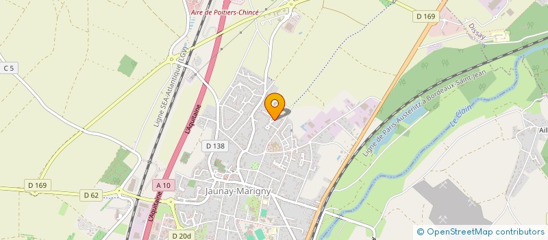 localisation de l'entreprise TJC IMMO  JAUNAY-MARIGNY