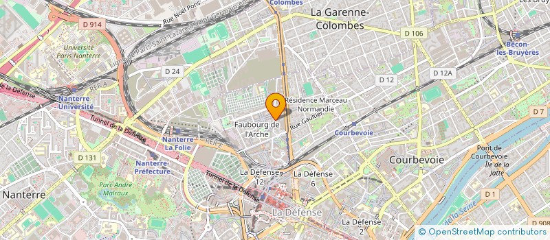 localisation de l'entreprise TJCE DENIS  COURBEVOIE