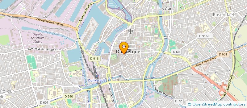 localisation de l'entreprise TJD MARINE à DUNKERQUE