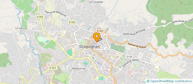 localisation de l'entreprise TJF 83  DRAGUIGNAN