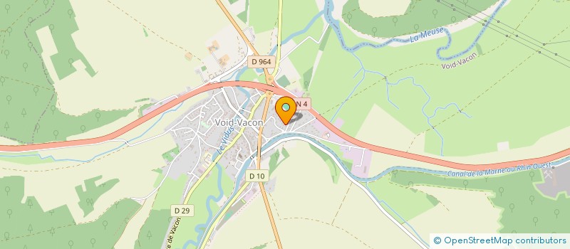 localisation de l'entreprise TJF  VOID-VACON