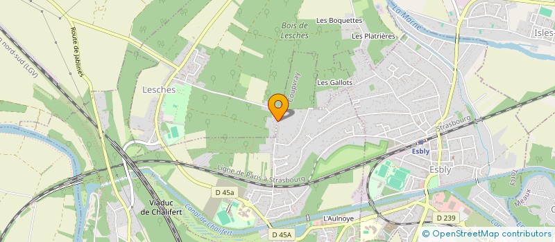 localisation de l'entreprise TJFK  LESCHES