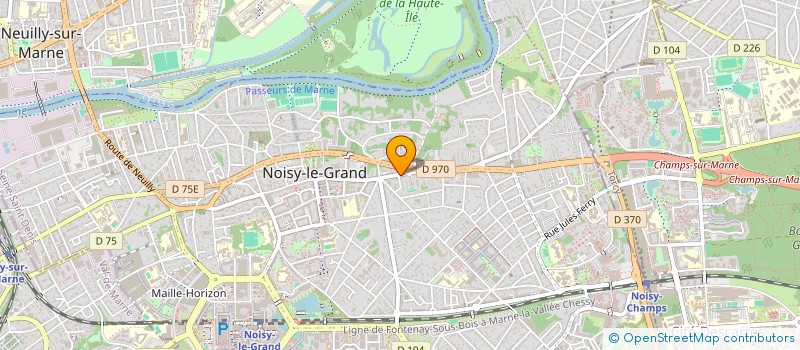 localisation de l'entreprise TJGM  NOISY-LE-GRAND