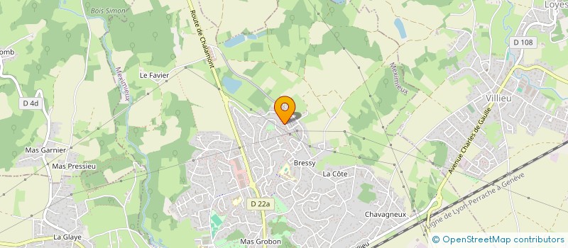 localisation de l'entreprise TJH INVEST  MEXIMIEUX