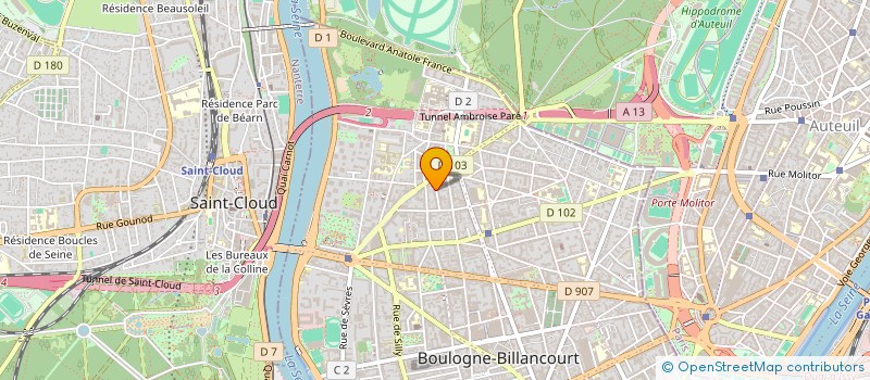 localisation de l'entreprise TJIH à BOULOGNE-BILLANCOURT