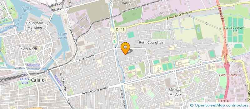 localisation de l'entreprise TJJ  CALAIS