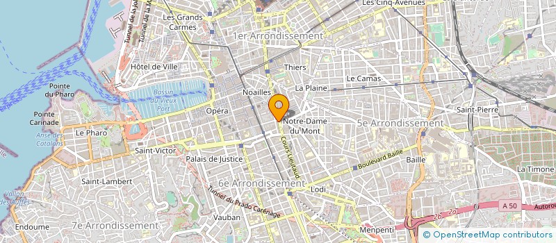 localisation de l'entreprise TJL à MARSEILLE