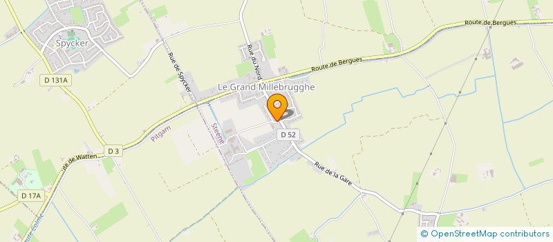 localisation de l'entreprise TJL à STEENE