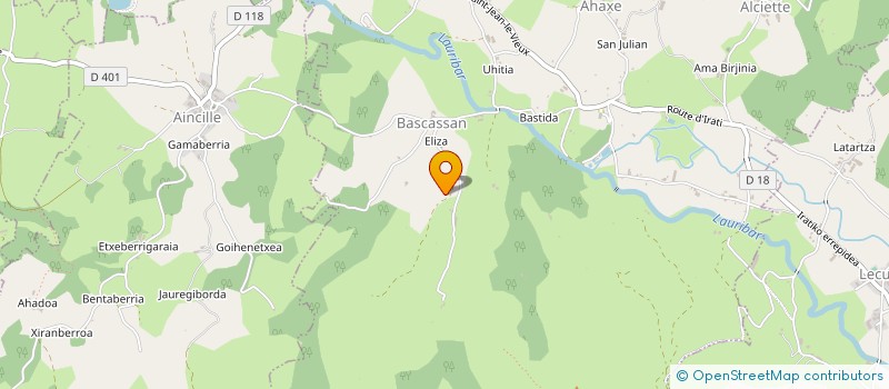 localisation de l'entreprise TJM  AHAXE-ALCIETTE-BASCASSAN