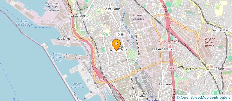 localisation de l'entreprise TJM CONSULTING à MARSEILLE