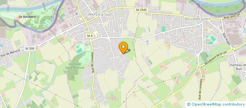 localisation de l'entreprise TJM HOLDING  WERVICQ-SUD