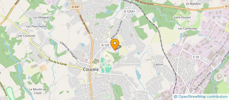 localisation de l'entreprise TJMB à COUZEIX