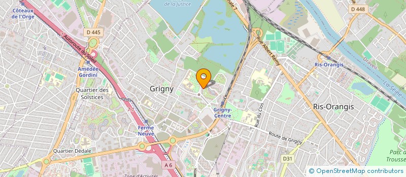 localisation de l'entreprise TJN CONSULTING à GRIGNY