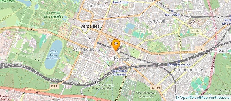 localisation de l'entreprise TJN MOUV'  VERSAILLES