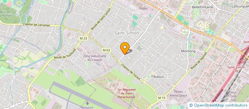 localisation de l'entreprise TJP  TOULOUSE