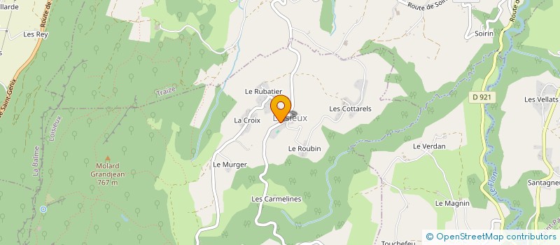 localisation de l'entreprise TJPROCESS à LOISIEUX