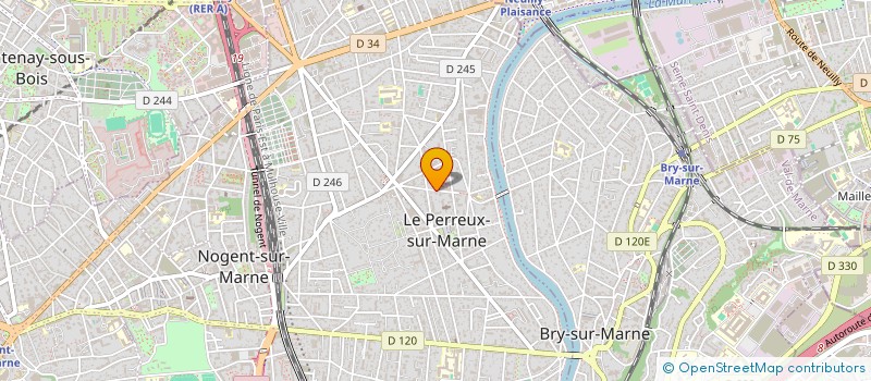 localisation de l'entreprise TJR  LE PERREUX-SUR-MARNE