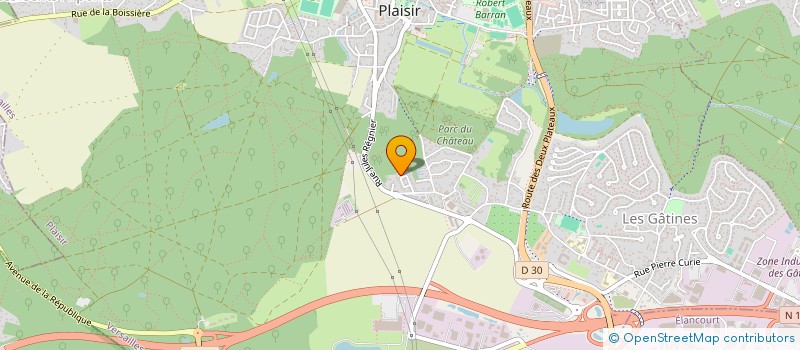 localisation de l'entreprise TJR LA TOURELLE  PLAISIR