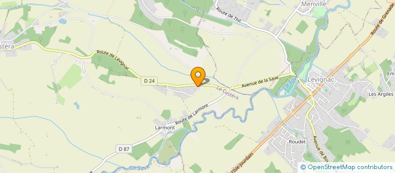 localisation de l'entreprise TJRS PLUS  LE CASTERA