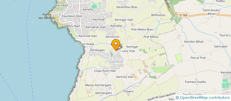 localisation de l'entreprise TJS 29  LE CONQUET