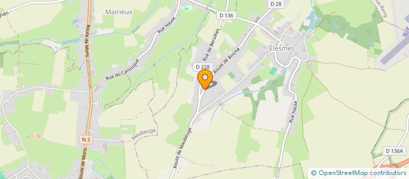 localisation de l'entreprise TJS à ELESMES