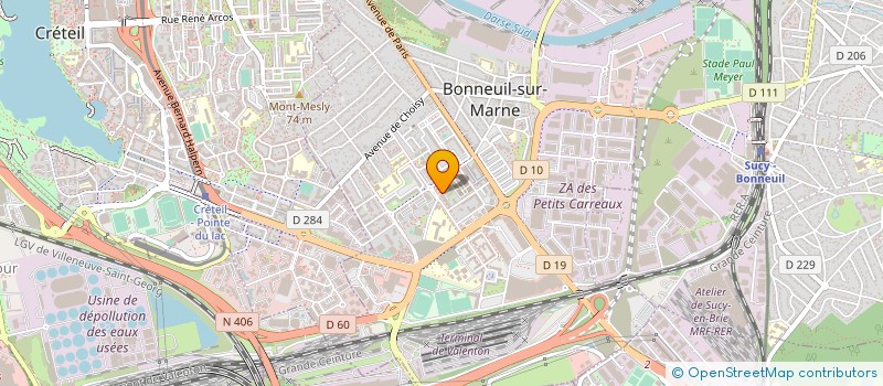 localisation de l'entreprise TJT INTERNATIONNAL à BONNEUIL-SUR-MARNE