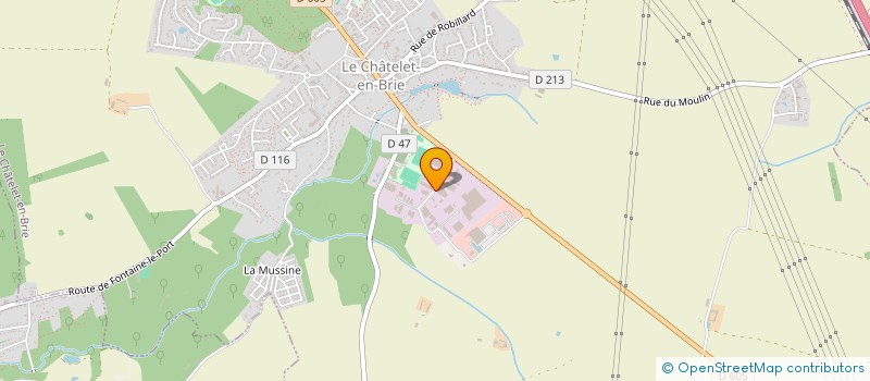 localisation de l'entreprise TJTP  LE CHATELET-EN-BRIE