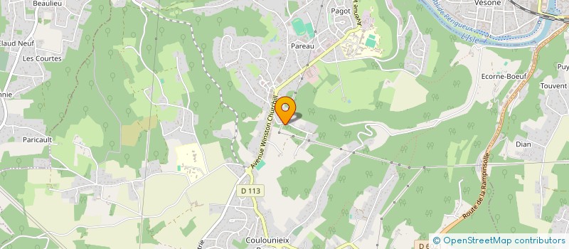 localisation de l'entreprise TJV PARTNERS  COULOUNIEIX-CHAMIERS