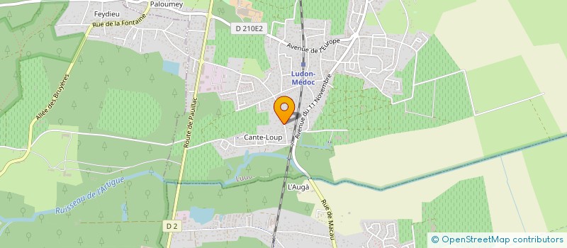 localisation de l'entreprise TK  LUDON-MEDOC